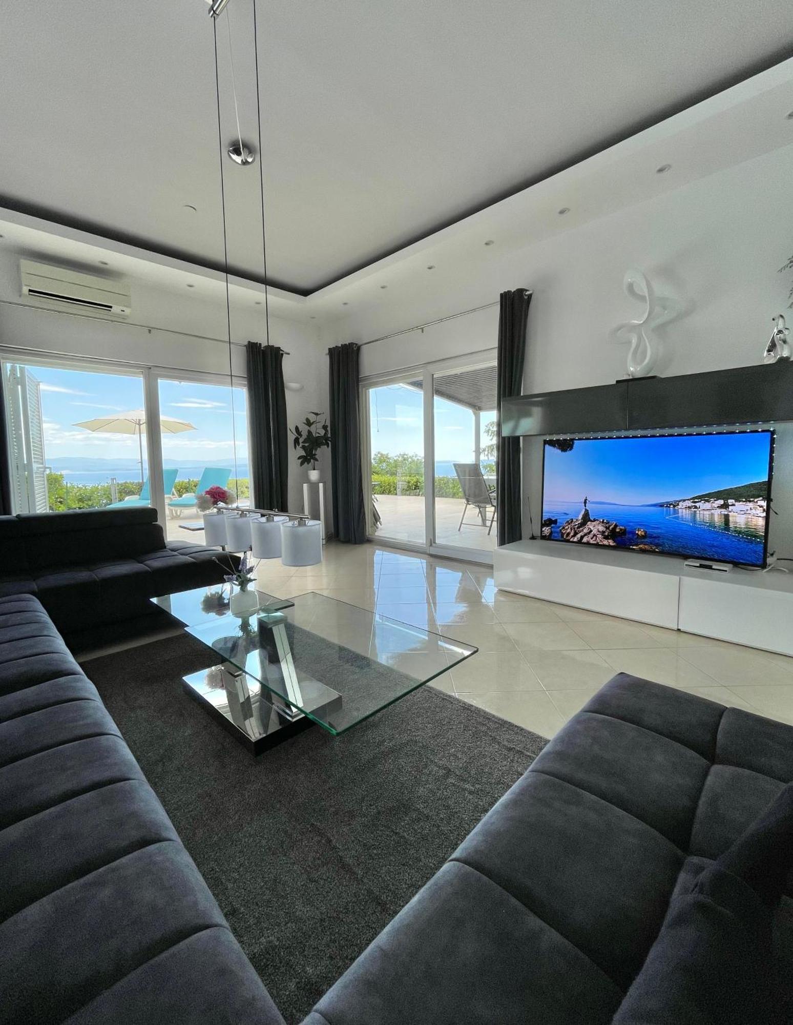 Luxury Villa Eternity - Marvelous Sea View - Box Spring Beds - Opatija-Poljane Exteriér fotografie